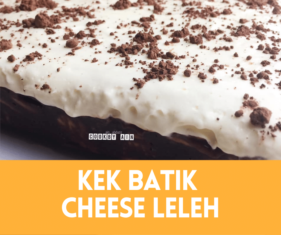 Kek Batik Cheese Leleh