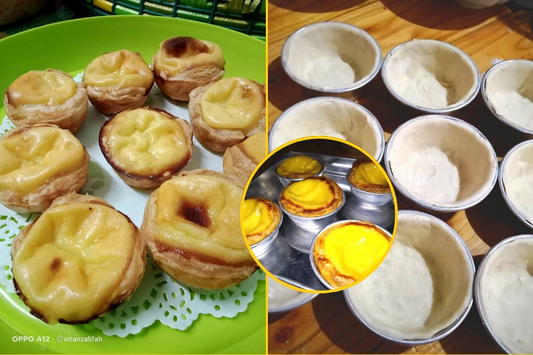 Resepi Egg Tart Guna Puff Pastry Ready Made